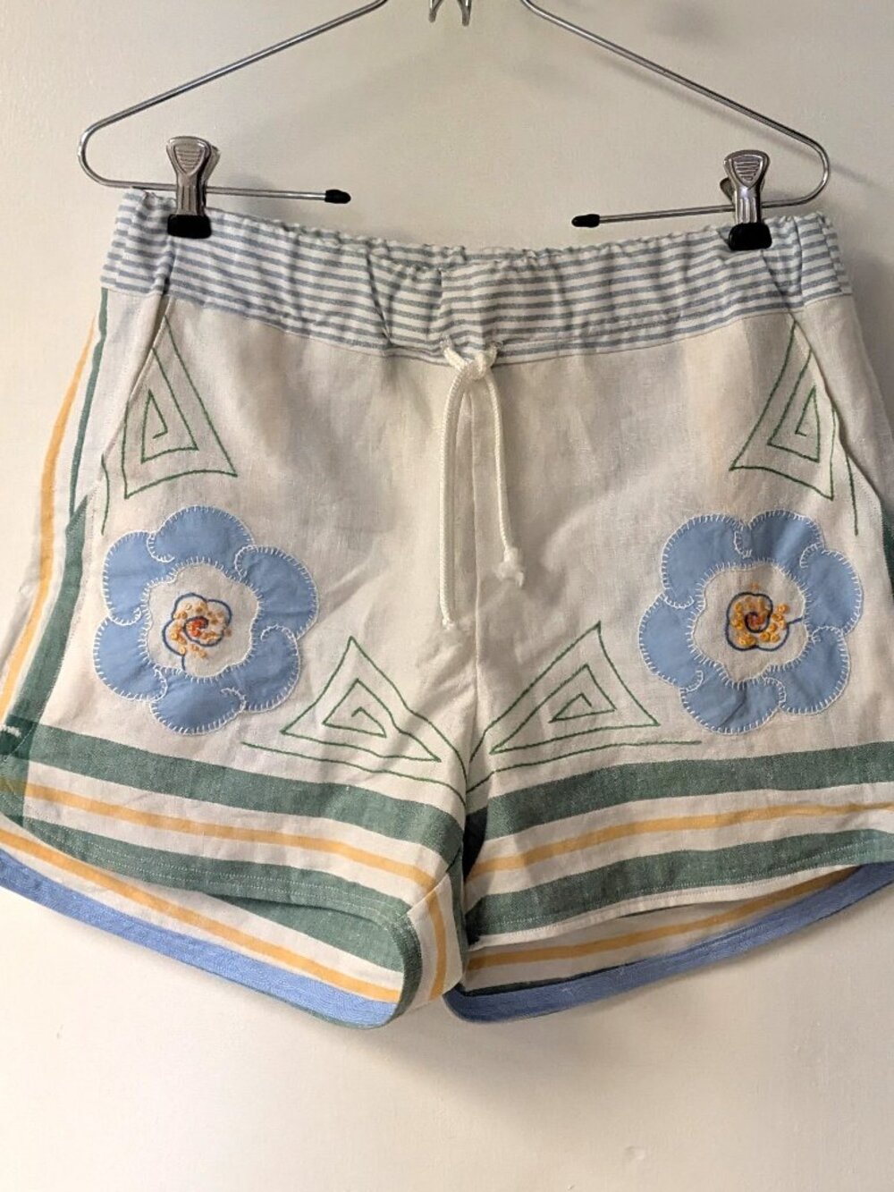 Handmade Vintage Tablecloth Shorts